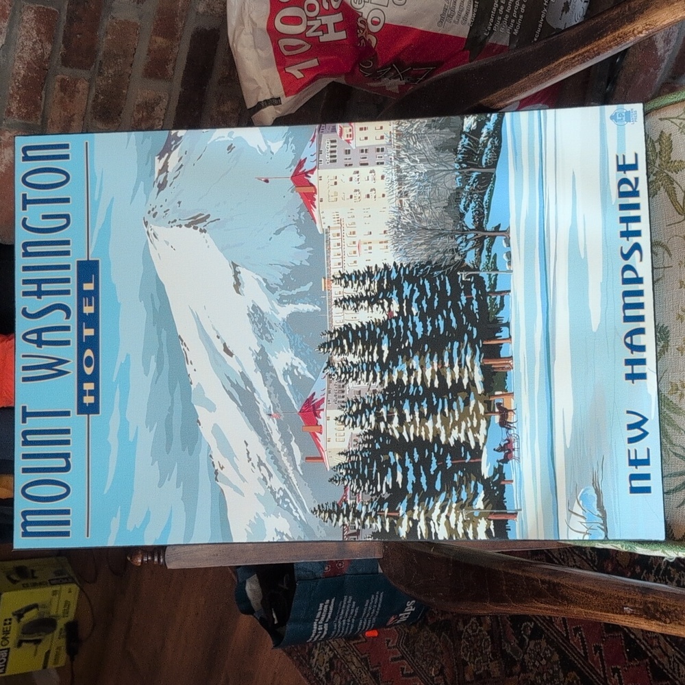 Mt Washington Hotel On Canvas
